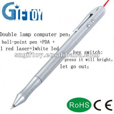 Professional multifunction laser computer pen portable led tool