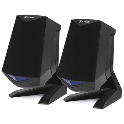 Surround Computer Speakers with Deep Bass USB Wired Powered Multimedia Speaker for PC Laptops Built-in Loudspeaker Diaphragm